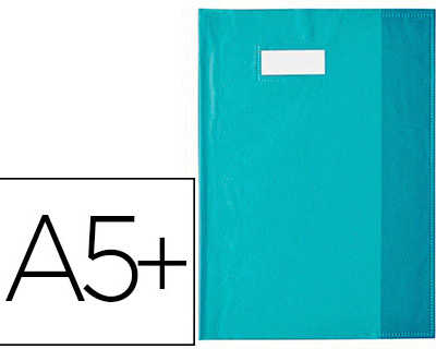 protege-cahier-elba-styl-sms-p-vc-opaque-12-100e-sans-phtalates-porte-atiquette-et-atiquette-170x220mm-turquoise