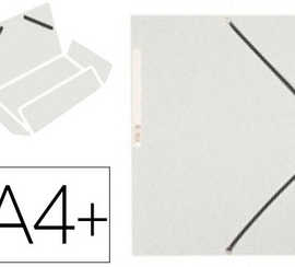 chemise-q-connect-carte-lustra-e-375g-pour-documents-a4-320x243mm-3-rabats-coloris-blanc
