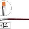 PINCEAU JPC CRÉATIONS BROSSE VIROLE ALUMINIUM POILS SYNTHÉTIQUES Nº14 OCRE JAUNE MANCHE COURT BOIS ROUGE MÉTALLISÉ PINCEAU JPC CRÉATIONS BROSSE VIROLE ALUMINIUM POILS SYNTHÉTIQUES Nº14 OCRE JAUNE MANCHE COURT BOIS ROUGE MÉTALLISÉ