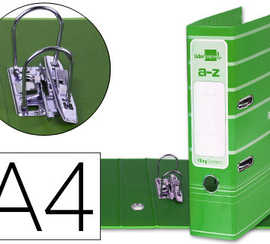 classeur-levier-liderpapel-a4-filing-system-carton-rembord-1-9mm-dos-75mm-rado-compresseur-m-tal-vert