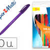 STYLO-BILLE PAPER MATE INKJOY 100 CAP ENCRE SPÉCIFIQUE ULV ÉCRITURE LUMINEUSE CORPS TRANSPARENT COULEURS ASSORTIES 10U STYLO-BILLE PAPER MATE INKJOY 100 CAP ENCRE SPÉCIFIQUE ULV ÉCRITURE LUMINEUSE CORPS TRANSPARENT COULEURS ASSORTIES 10U