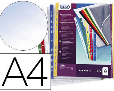 pochette-oxford-polypropylene-lisse-9-100e-antistatique-11-trous-a4-210x297mm-bords-coule-ur-coloris-assortis-10-unitas