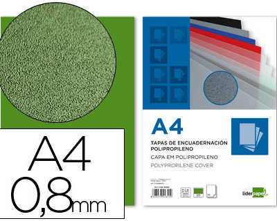 plat-couverture-liderpapel-ppl-extrude-relieurs-spirales-peignes-anneaux-paisseur-0-8mm-a4-vert-opaque-bo-te-50u