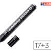 MARQUEUR EDDING PERMANENT E200 0C POINTE OGIVE TRACA 1.5/3MM CORPS ALUMINIUM COLORIS NOIR PACK 17 UNITAS +3 GRATUITS MARQUEUR EDDING PERMANENT E200 0C POINTE OGIVE TRACA 1.5/3MM CORPS ALUMINIUM COLORIS NOIR PACK 17 UNITAS +3 GRATUITS