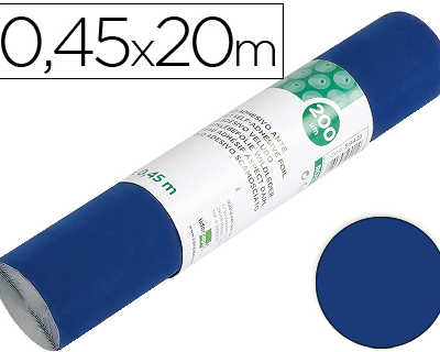 papier-auto-adh-sif-liderpapel-0-45x20m-paisseur-100-microns-texture-brillante-coloris-bleu-rouleau