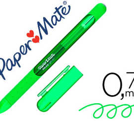 roller-paper-mate-inkjoy-gel-6-00st-pointe-moyenne-0-7mm-coloris-vert