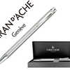STYLO-BILLE CARAN D'ACHE PALLA DIUM ECRIDOR RETRO BOUTON POUSSOIR CLIP FLÉXIBLE GRAVURES ÉCRITURE BLEUE ÉTUI LUXE STYLO-BILLE CARAN D'ACHE PALLA DIUM ECRIDOR RETRO BOUTON POUSSOIR CLIP FLÉXIBLE GRAVURES ÉCRITURE BLEUE ÉTUI LUXE
