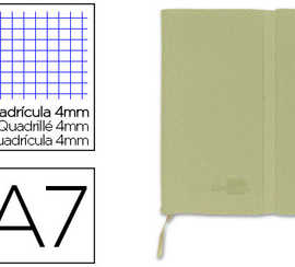 carnet-liderpapel-couverture-simili-cuir-encoll-e-a7-7-4x10-5cm-70g-240-pages-4x4mm-fermeture-lastique-coloris-vert