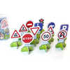 JEU MINILAND MINIMOBIL CIRCULATION 12 PANNEAUX 12 POTEAUX JEU MINILAND MINIMOBIL CIRCULATION 12 PANNEAUX 12 POTEAUX