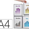 CADRE PAPERFLOW POLYSTYRENE CA DR'INFO A4 COLORIS ALUMINIUM CADRE PAPERFLOW POLYSTYRENE CA DR'INFO A4 COLORIS ALUMINIUM
