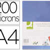 PLAT COUVERTURE Q-CONNECT PVC 200 MICRONS A4 RELIEURS SPIRALES PEIGNES ANNEAUX INCOLORE PAQUET 100 UNITAS PLAT COUVERTURE Q-CONNECT PVC 200 MICRONS A4 RELIEURS SPIRALES PEIGNES ANNEAUX INCOLORE PAQUET 100 UNITAS