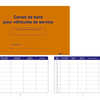 CARNET DE BORD ELVE VAHICULES DE SERVICE 15X21,5CM 2 PARTIES 64 PAGES FOLIOTAES RECTO/VERSO 400 TRAJETS CARNET DE BORD ELVE VAHICULES DE SERVICE 15X21,5CM 2 PARTIES 64 PAGES FOLIOTAES RECTO/VERSO 400 TRAJETS