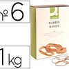 BRACELET CAOUTCHOUC Q-CONNECT N.6 60X2MM 1000G BRACELET CAOUTCHOUC Q-CONNECT N.6 60X2MM 1000G