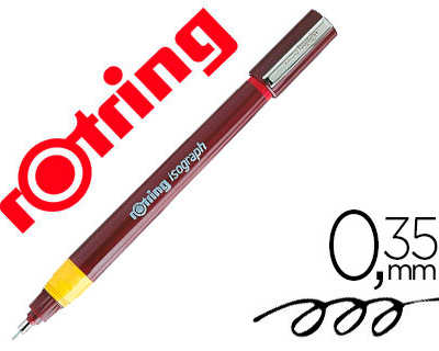 stylo-technique-rotring-rapido-graph-papier-dessin-calque-largeur-trait-0-35mm-normes-din-15-et-din-6776