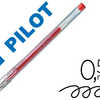 ROLLER PILOT G1 GEL GRIP CAOUT CHOUC BILLE CARBURE DE TUNGSTENE POINTE FINE ENCRE GEL ROUGE