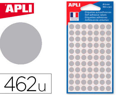 pastille-adhasive-apli-agipa-d-iametre-8mm-permanente-coloris-argent-pochette-308-unitas