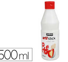 peinture-p-b-o-arti-stick-pelliculable-repositionnable-coloris-vifs-transparents-blanc-bidon-500ml