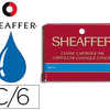 CARTOUCHE SHEAFFER COURTE ENCR E BLEUE EFFACABLE ATUI 6 UNITAS CARTOUCHE SHEAFFER COURTE ENCR E BLEUE EFFACABLE ATUI 6 UNITAS