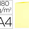 SOUS-CHEMISE LIDERPAPEL PAPIER CARTONNE 180G/M2 310X230MM DOCUMENT A4 COLORIS JAUNE PASTEL SOUS-CHEMISE LIDERPAPEL PAPIER CARTONNE 180G/M2 310X230MM DOCUMENT A4 COLORIS JAUNE PASTEL