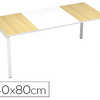 BUREAU PAPERFLOW EASYDESK 140X 80CM PIEDS ACIER LAQUA BLANC PLATEAU BLANC/HÊTRE BUREAU PAPERFLOW EASYDESK 140X 80CM PIEDS ACIER LAQUA BLANC PLATEAU BLANC/HÊTRE