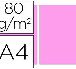 papier-couleur-liderpapel-multifonction-a4-80g-m2-unicolore-rose-paquet-100-feuilles