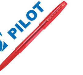 stylo-bille-pilot-super-grip-g-cap-pointe-extra-large-coloris-rouge