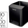 POT ACRAYONS LEITZ WOW DUAL S UPPORT STYLOS/SMARTPHONES BOOSTER DE SON 2 COMPARTIMENTS 101X100X90MM NOIR