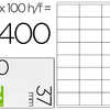 ATIQUETTE ADHASIVE Q-CONNECT 7 0X37MM COINS DROITS IMPRIMANTE JET D'ENCRE LASER COPIEUR BOÎTE 100 FEUILLES 2400 UNITAS ATIQUETTE ADHASIVE Q-CONNECT 7 0X37MM COINS DROITS IMPRIMANTE JET D'ENCRE LASER COPIEUR BOÎTE 100 FEUILLES 2400 UNITAS