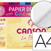 PAPIER DESSIN CANSON COLORLINE GRAIN FIN 150G A4 COLORIS VIFS POCHETTE 12F