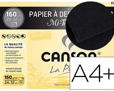 papier-dessin-canson-mi-teinte-s-160g-a4-unicolore-noir-pochette-12f
