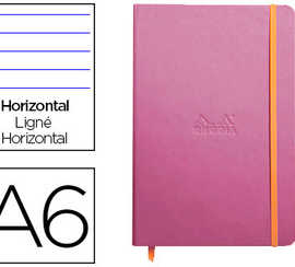 carnet-rhodia-webnotebook-a6-9-x14cm-couverture-simili-cuir-lilas-192-pages-90g-ligna-alastique-marque-page-orange