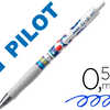 STYLO-BILLE PILOT G2 7 MIKA ÉDITION LIMITÉE BOUÉE ÉCRITURE MOYENNE ENCRE GEL RÉTRACTABLE CORPS TRANSLUCIDE BLEUE