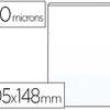 ÉTUI POLYPROPYLÈNE Q-CONNECT A 6 105X148MM 12/100E CONTOUR SOUDÉ U TRANSPARENT