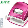 PERFORATEUR LEITZ MATAL CAPACI TA PERFORATION 30F 2 TROUS COLORIS ROSE 107X100X137MM PERFORATEUR LEITZ MATAL CAPACI TA PERFORATION 30F 2 TROUS COLORIS ROSE 107X100X137MM