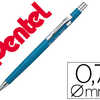 PORTE-MINE PENTEL P200 0.7MM E MBOUT ET AGRAFE MATALLIQUES CANON FIXE LONGUEUR 4 MM GOMME RECHARGEABLE CORPS BLEU PORTE-MINE PENTEL P200 0.7MM E MBOUT ET AGRAFE MATALLIQUES CANON FIXE LONGUEUR 4 MM GOMME RECHARGEABLE CORPS BLEU