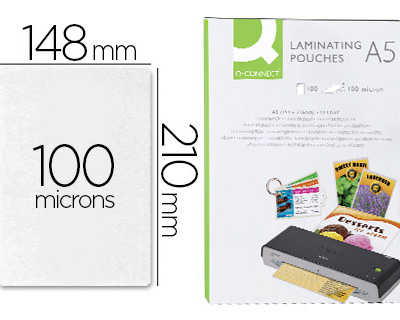 pochette-plastification-q-conn-ect-achaud-aconomique-format-a5-100-microns-bo-te-100-unitas