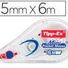 CORRECTEUR TIPP-EX MINI POCKET MOUSE DAVIDOIR RUBAN 5MMX6M AVEC FILM PROTECTEUR NIVEAU RUBAN VISIBLE PAQUET INDIVIDUEL