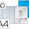 PROTÈGE-DOCUMENTS LIDERPAPEL POLYPROPYLÈNE COUVERTURE RIGIDE SPIRALE 60 POCHETTES FIXES A4 210X297MM COLORIS BLEU PROTÈGE-DOCUMENTS LIDERPAPEL POLYPROPYLÈNE COUVERTURE RIGIDE SPIRALE 60 POCHETTES FIXES A4 210X297MM COLORIS BLEU