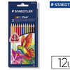 CRAYON COULEUR STAEDTLER NORIS CLUB 175MM TRIANGULAIRE SECTION 8MM MINE 3MM ABS PROTECTION ANTI-CASSE ATUI CARTON 12U CRAYON COULEUR STAEDTLER NORIS CLUB 175MM TRIANGULAIRE SECTION 8MM MINE 3MM ABS PROTECTION ANTI-CASSE ATUI CARTON 12U
