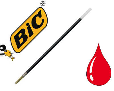 recharge-bic-stylo-bille-bic-4-couleurs-largeur-moyenne-coloris-rouge