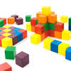 CUBE BOIS COLORIS ASSORTIS SEAU PLASTIQUE 100 UNITÉS CUBE BOIS COLORIS ASSORTIS SEAU PLASTIQUE 100 UNITÉS