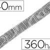 SPIRALE Q-CONNECT MÉTALLIQUE RELIEUR PAS 4:1 360F CALIBRE 1.2MM DIAMÈTRE 40MM COLORIS NOIR BOÎTE 25 UNITÉS SPIRALE Q-CONNECT MÉTALLIQUE RELIEUR PAS 4:1 360F CALIBRE 1.2MM DIAMÈTRE 40MM COLORIS NOIR BOÎTE 25 UNITÉS