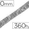 SPIRALE Q-CONNECT METALLIQUE RELIEUR PAS 5:1 340F CALIBRE 1.2MM DIAMETRE 40MM COLORIS NOIR BOITE 25U SPIRALE Q-CONNECT METALLIQUE RELIEUR PAS 5:1 340F CALIBRE 1.2MM DIAMETRE 40MM COLORIS NOIR BOITE 25U