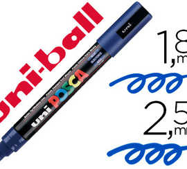 marqueur-posca-pc5m-gouache-en-cre-inodore-toutes-surfaces-pointe-moyenne-conique-couleur-opaque-couvrante-bleu-fonca