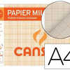 PAPIER MILLIMATRA CANSON RASIS TANT OPAQUE 90G A4 297X210MM COLORIS BISTRE POCHETTE 12F