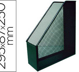 porte-revues-q-connect-matal-m-esh-maille-matallique-260x80x335mm-coloris-noir