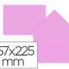 ENVELOPPE GOMMÉE LIDERPAPEL PA PIER OFFSET C5 157X225MM 80G/M2 COLORIS LILAS POCHETTE 9U PATTE RABAT TRIANGULAIRE