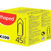 TROMBONE MAPED NICKELA 45MM BO ÎTE CARTON 100 UNITAS TROMBONE MAPED NICKELA 45MM BO ÎTE CARTON 100 UNITAS