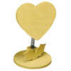 CLIP MAMO FANTAISIE BOIS SUR R ESSORT FORME COEUR 12.5CM CLIP MAMO FANTAISIE BOIS SUR R ESSORT FORME COEUR 12.5CM