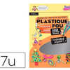 PLASTIQUE FOU OZ INTERNATIONAL CUISSON RAPIDE AU FOUR COLORIS MÉTALLISÉ ARGENT PAQUET 7 UNITÉS